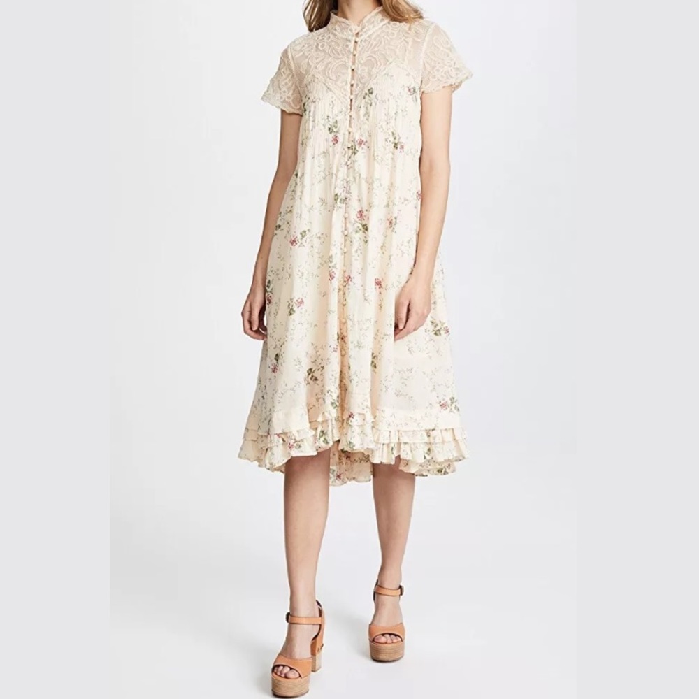 Free People tea combo decadent midi dress - Picture 8 of 8